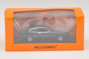 Ford Capri II Blu Scuro Maxichamps 1:43 940081201 Pressofusione — immagine 5 di 5