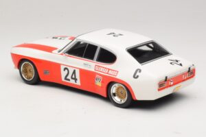 Ford Capri RS 2600 #24 D. Glemser / J. Mass 9 Hours of Kyalami Class Winner 1971 Minichamps 1:18 155718509 Pressofusione — immagine 5 di 6