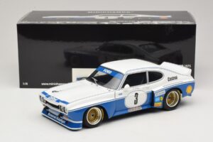 Ford Capri RS3100 #3 K. Ludwig Hockenheimring DRM 1975 Minichamps 1:18 180758003 Pressofusione — immagine 8 di 8