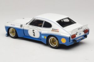 Ford Capri RS3100 #5 R. Stommelen / J. Mass Zandvoort ETC 1974 Minichamps 1:18 180748005 Pressofusione — immagine 7 di 8