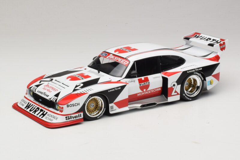 Ford Capri Turbo Group 5 Wurth #2 K. Ludwig DRM Champion 1981 Minichamps 1:18 100818602 Pressofusione
