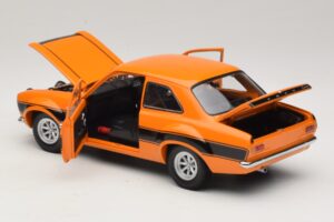 Ford Escort Mk1 RS1600 AVO Arancione Con Strisce Nere Minichamps 1:18 100688104 Pressofusione — immagine 5 di 8