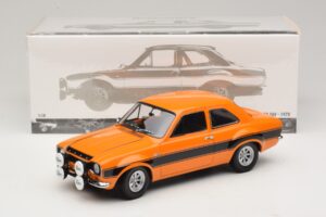 Ford Escort Mk1 RS1600 AVO Arancione Con Strisce Nere Minichamps 1:18 100688104 Pressofusione — immagine 8 di 8