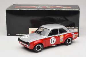 Ford Escort Mk1 TC #17 Stewart / C. Craft RAC Tourist Trophy Silverstone 1970 Minichamps 1:18 100708117 Pressofusione — immagine 8 di 8