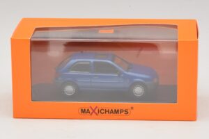 Ford Fiesta Mk4 Blu Metallizzato Maxichamps 1:43 940085061 Pressofusione — immagine 5 di 5