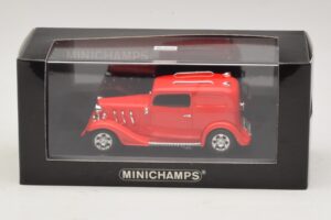 Ford Hot Rod Rosso Minichamps 1:43 400142264 Pressofusione — immagine 5 di 5