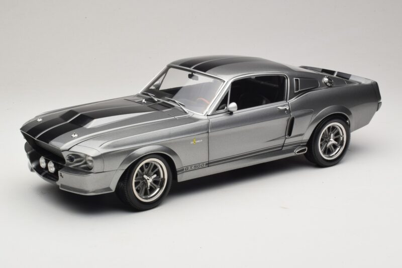 Ford Mustang Shelby GT500 Eleanor Grigio Metallizzato & Nero KK-Scale 1:12 KKDC120171 Pressofusione