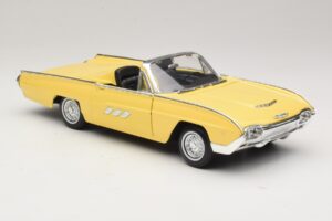 Ford Thunderbird Cabriolet Giallo Anson 1:18 30334-P1 Pressofusione — immagine 6 di 8