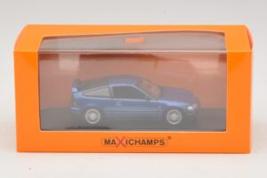 Honda CR-X Blue Metallic Maxichamps 1:43 940161520 Pressofusione — immagine 5 di 5