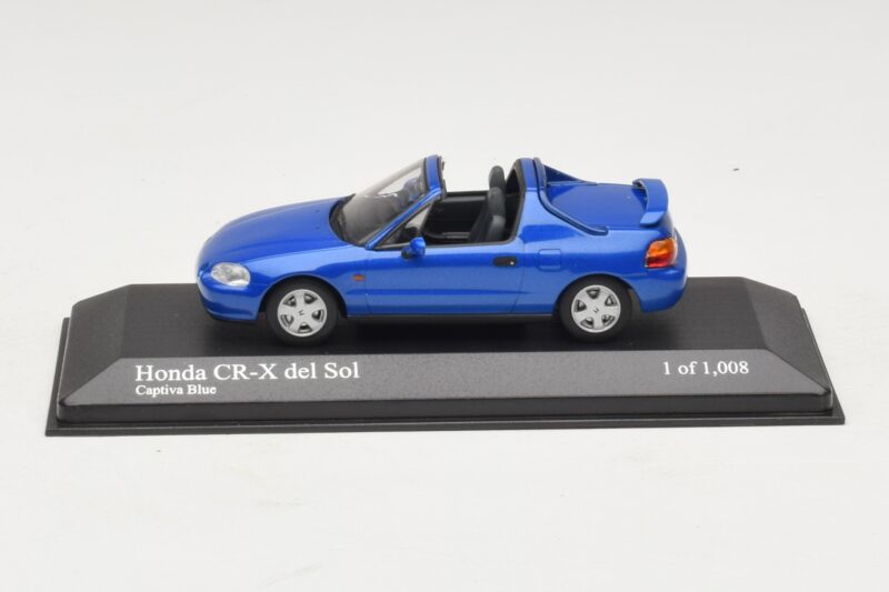 Honda CR-X del Sol EG2 Blu Metallizzato Minichamps 1:43 400161931 Pressofusione