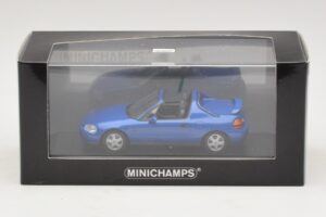 Honda CR-X del Sol EG2 Blu Metallizzato Minichamps 1:43 400161931 Pressofusione — immagine 5 di 5