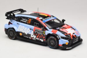 Hyundai i20 N Rally1 #11 T. Neuville / M. Wydaeghe Rally Monte Carlo 2026 IXO 1:18 18RMC270B Pressofusione — immagine 4 di 6