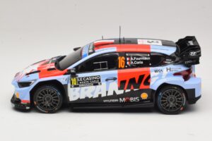 Hyundai i20 N Rally1 #16 A. Fourmaux / A. Coria Rally Monte Carlo 2026 IXO 1:18 18RMC270A Pressofusione — immagine 3 di 6