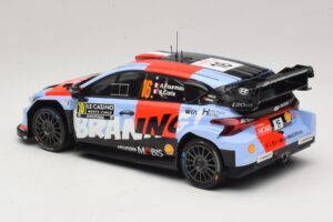 Hyundai i20 N Rally1 #16 A. Fourmaux / A. Coria Rally Monte Carlo 2026 IXO 1:18 18RMC270A Pressofusione — immagine 5 di 6