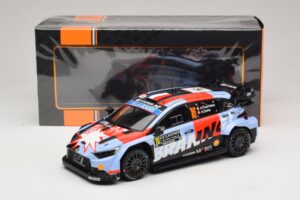 Hyundai i20 N Rally1 #16 A. Fourmaux / A. Coria Rally Monte Carlo 2026 IXO 1:18 18RMC270A Pressofusione — immagine 6 di 6