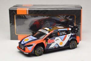 Hyundai i20 N Rally1 #8 O. Tanak / M. Jarveoja Rally Portugal 2025 IXO 1:18 18RMC251A Pressofusione — immagine 6 di 6