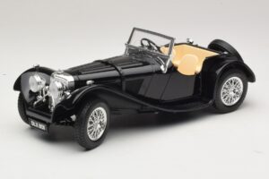 Jaguar SS100 Roadster Nero Bburago 1:18 3006-M3 Pressofusione