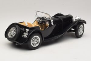Jaguar SS100 Roadster Nero Bburago 1:18 3006-M3 Pressofusione — immagine 2 di 6