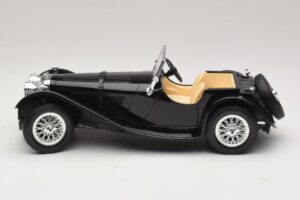 Jaguar SS100 Roadster Nero Bburago 1:18 3006-M3 Pressofusione — immagine 3 di 6