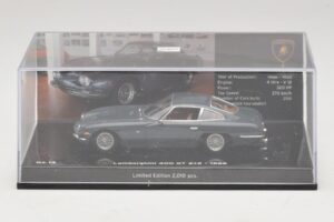 Lamborghini 400 GT 2+2 Grigio Minichamps 1:43 436103310 Pressofusione — immagine 4 di 5