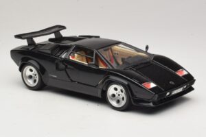 Lamborghini Countach 5000 Quattrovalvole Nero Bburago 1:18 3337 Pressofusione — immagine 6 di 8
