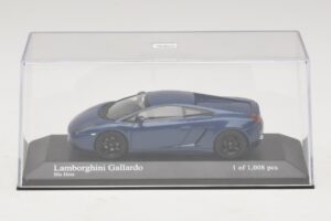 Lamborghini Gallardo Blue Metallic Minichamps 1:43 400103505 Pressofusione — immagine 4 di 5