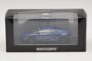 Lamborghini Gallardo Blue Metallic Minichamps 1:43 400103505 Pressofusione — immagine 5 di 5