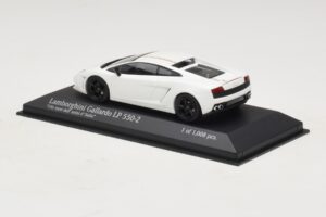 Lamborghini Gallardo LP550-2 Tricolore Bianco Minichamps 1:43 400103801 Pressofusione — immagine 3 di 5