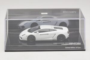 Lamborghini Gallardo LP560-4 Academy Bianco Minichamps 1:43 436103801 Pressofusione — immagine 4 di 5