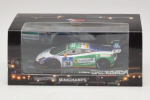Lamborghini Gallardo LP600 GT3 #34 Reiter Engineering H-J. Stuck 24 Hours of Nurburgring 2011 Minichamps 1:43 437111284 Press — immagine 5 di 5