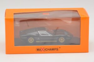 Lamborghini Miura P400 Nero Maxichamps 1:43 940103000 Pressofusione — immagine 5 di 5