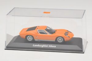 Lamborghini Miura P400 Arancione Maxichamps 1:43 940103001 Pressofusione — immagine 4 di 5