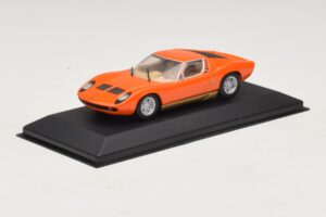 Lamborghini Miura P400 Arancione Minichamps 1:43 430103002 Pressofusione — immagine 2 di 5