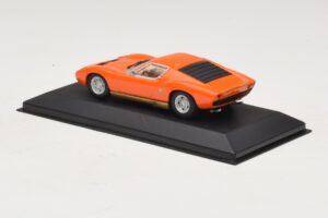 Lamborghini Miura P400 Arancione Minichamps 1:43 430103002 Pressofusione — immagine 3 di 5