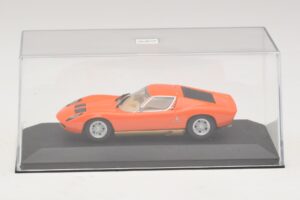 Lamborghini Miura P400 Arancione Minichamps 1:43 430103002 Pressofusione — immagine 4 di 5