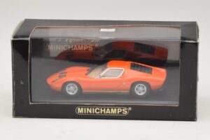 Lamborghini Miura P400 Arancione Minichamps 1:43 430103002 Pressofusione — immagine 5 di 5