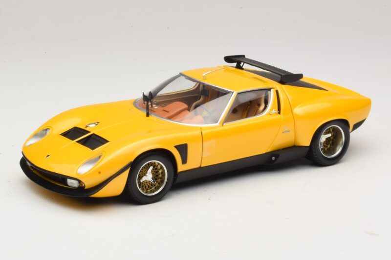 Lamborghini Miura SVR Giallo & Nero Kyosho 1:18 08319GY Pressofusione