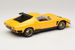 Lamborghini Miura SVR Giallo & Nero Kyosho 1:18 08319GY Pressofusione — immagine 3 di 8
