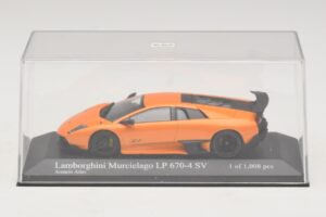 Lamborghini Murcielago LP670-4 SV Arancione Metallizzato Minichamps 1:43 400103942 Pressofusione — immagine 4 di 5