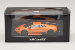Lamborghini Murcielago LP670-4 SV Arancione Metallizzato Minichamps 1:43 400103942 Pressofusione — immagine 5 di 5