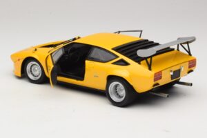 Lamborghini Urraco Rally Pearl Yellow Kyosho 1:18 08445GY Pressofusione — immagine 5 di 8