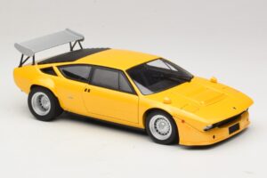 Lamborghini Urraco Rally Pearl Yellow Kyosho 1:18 08445GY Pressofusione — immagine 6 di 8