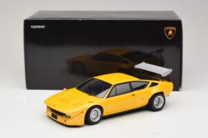 Lamborghini Urraco Rally Pearl Yellow Kyosho 1:18 08445GY Pressofusione — immagine 8 di 8