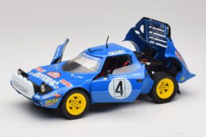 Lancia Stratos HF #4 B. Darniche / A. Mahe Rally Monte Carlo 1979 Solido 1:18 9019 Pressofusione — immagine 2 di 8