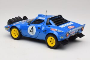 Lancia Stratos HF #4 B. Darniche / A. Mahe Rally Monte Carlo 1979 Solido 1:18 9019 Pressofusione — immagine 7 di 8