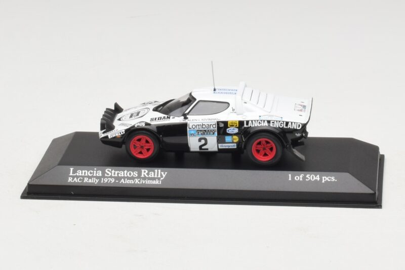 Lancia Stratos Rally #2 M. Alen / I. Kivimaki RAC Rally 1979 Minichamps 1:43 430791202 Pressofusione