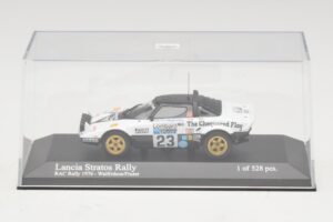 Lancia Stratos Rally #23 Walfridson / Frazer RAC Rally 1976 Minichamps 1:43 430761223 Pressofusione — immagine 4 di 5