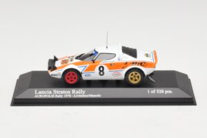 Lancia Stratos Rally #8 Livieratos / Manolis Acropolis Rally 1978 Minichamps 1:43 430781208 Pressofusione