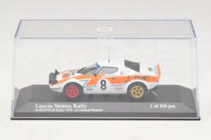 Lancia Stratos Rally #8 Livieratos / Manolis Acropolis Rally 1978 Minichamps 1:43 430781208 Pressofusione — immagine 4 di 5