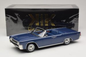 Lincoln Continental Convertible Blu Metallizzato The Lincoln Lawyer KK-Scale 1:18 KKDC181522 Pressofusione — immagine 7 di 7